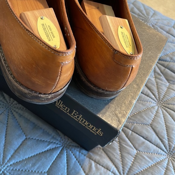 ALLEN EDMONDS Kenilworth Walnut Sz 12 B Mens Shoes Oxford Dress Business Casual - Picture 7 of 11